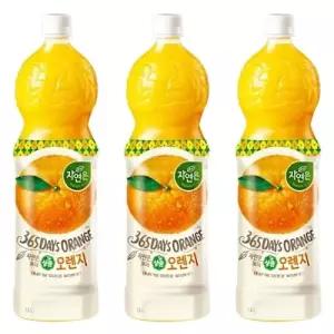 웅진 자연은 오렌지 1.5L x 12페트 과일주스