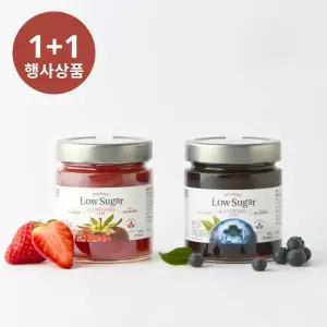몽크슈 저당 딸기잼 & 블루베리잼 260g+260g 1병+1병 