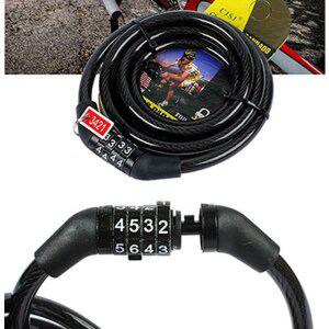 203블랙 비번변경 와이어자물쇠 긴자물쇠 롱타입 자전거자물쇠 케이블 번호키 다이얼 잠금장치