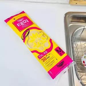 태화 고무장갑 선밴M중 아이보리