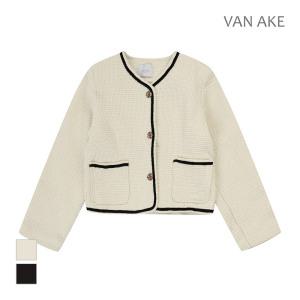[반에이크] 배색라인 버튼포인트 자켓_VB34JKQ402Z