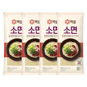 CJ 백설 소면 900gx4개