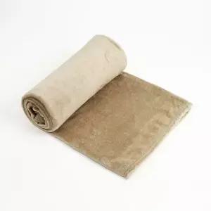 극세사 이불담요 150x200cm 브라운 발열 차량용 (WFHRZ6B)