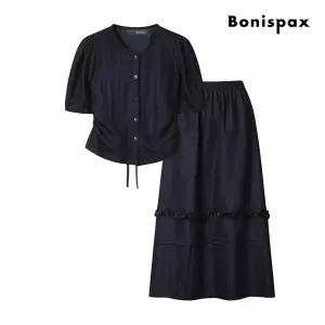 [롯데백화점]보니스팍스 다트 포인트 밴딩 스커트 투피스 (XP4OP021M0)