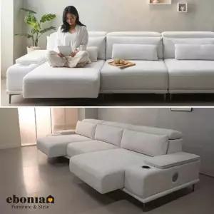 [특] 알토 4인 모션쇼파 전동 슬라이딩 확장형 리클라이너 고급형 (무료배송혜택 쿠션증정 이벤트)