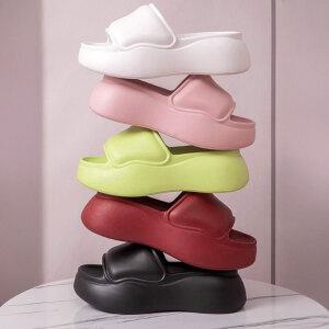 7cm 푹신한 굽높이 실내화 발이편한 여성 슬리퍼 거실화 사무실화 6color