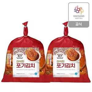 [종가][종가] 아삭한포기김치 4.4kg*2봉 / 총 8.8kg