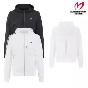 MASTER BUNNY 여성 스트링 져지 후드 집업 점퍼 421E1 JP0181
