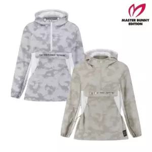 MASTER BUNNY 여성 메쉬 블록 스트링 아노락 E1JP-203