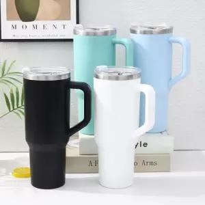 1.18L 대용량 대형 스텐텀블러 빨대포함 보온보냉 독서실 사무실 차량용 텀블러 