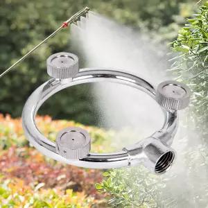 농약 분무기 노즐 고압 압축 분사기 분무 헤드 전동 수동 스텐 제초 농업용 약대 안개 미세 물 분사 노즐대