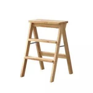 네츄럴 의자 원목 사다리 접이식 (WFHJL6B)