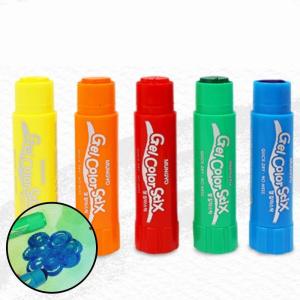 미술 색칠 젤 스틱 5색 크레용 그리기 색칠놀이