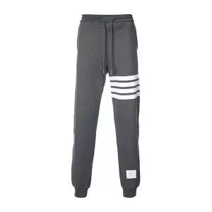 [톰브라운][명품] 톰 브라운 26SS 톰브라운 4바 스트라이프 팬츠 그레이 MJQ008H