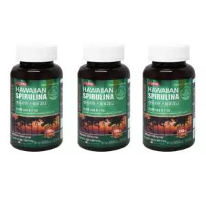 하와이안 스피루리나 180정 X 3병 캐나다직수입 가족영양제 항산화식품