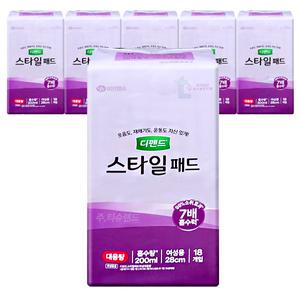 디펜드 스타일 패드 대용량 (여성용) 18매x6팩