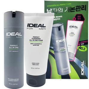 NEW 아이디얼 포맨 퍼펙트 남성올인원 150ml+클렌징폼 150ml 기획 세트