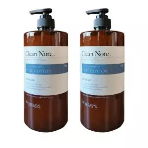 애경 케라시스 클린노트 샴푸 1L 2개 퓨어코튼 파우더리코튼 