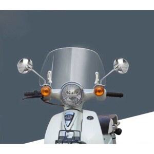 레트로 스몰 윈드 스크린 SUPERCUB 아사히 바이크윈드스크린 C125 슈퍼커브 투명