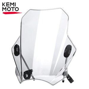 범용 바이크 오토바이 윈드스크린 스포츠 22MM 스크린 윈드 백미러 블랙 중앙 네오포르테