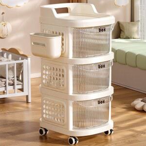 5단 투명 인테리어 서랍장 얇은서랍장 10칸 이불 높이94 낮은이불장 속옷 완조립 슬림