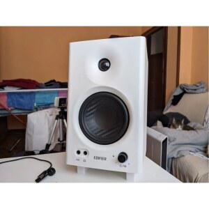 에디파이어 MR4 스피커 베이스 42W 컴퓨터 직영점 출력 EDIFIER 블랙 선반 42