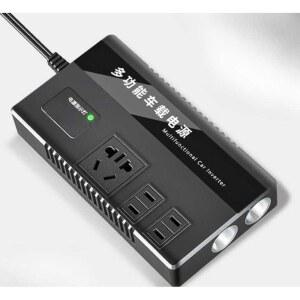 차량용 인버터 자동차 화물차 어댑터 범용 콘센트 12V24V 급속 핸드폰 회전 220V