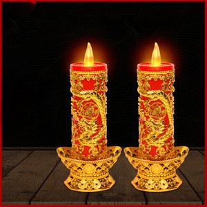 불교 LED양초 세트 꺼지지않는 인테리어 전자 영구적 샤이닝 88 램프세트 2호 가정용