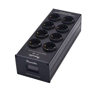 LLE 파와 TP80 유로파인더 2단 파워 흑적색전압표 콘센트 8비트 EU 필터 복소형