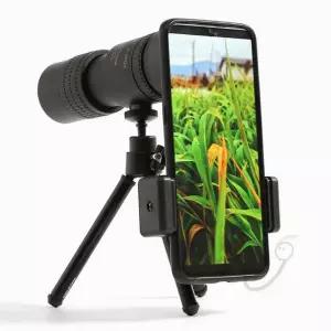 늘여섯 10-300X40 고배율 스마트폰 망원경 휴대폰카메라렌즈