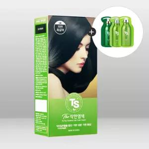 TS 더착한 PPD 없는 염색약 120g+TS샴푸 6g x 3개