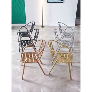야외 스테인리스 의자 스틸 금속가구 파티션 2개입 암체어 야외용의자 엔틱 산업 공원