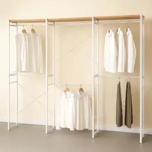 아트박스 가구느낌 건드레스룸행거 2500 옷장 시스템 철제 스탠드