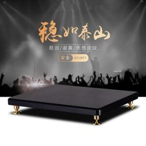 저음포 바닥 방진각대 발못 하이파이 매트 발열음향대 스피커 방진 우드블랙190 250