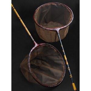 중층뜰채 중층낚시 민물뜰채 연심망 39CM 선상 우드 미니 막대 헤드 든든한 꼽기식 틀채