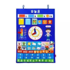 달력 온도 학습 아기벽보 유아벽보 학습포스터