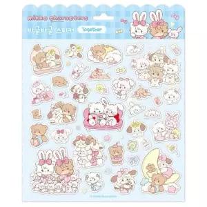 미코 캐릭터즈 바글바글 스티커-투게더 캐릭터 (WFGJ0T6)