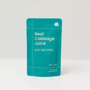 좋은하루식품 100% 양배추즙 80ml x 60개입 국내산 건강주스 아침 식단관리 230798