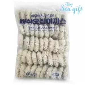 대용량 오징어까스 2.5kg 해물 튀김 까스 커틀렛 업소용