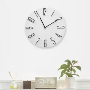 북유럽 무소음 벽시계 화이트)원형 모던 사무실벽시계 벽걸이시계 인테리어시계
