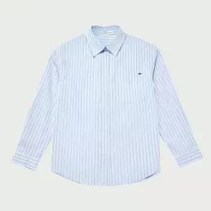 [보리보리/행텐 틴즈]여성 스트라이프 오버핏 셔츠_211(10530-120-649-45)