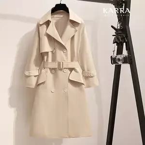 KARRA 라이트컬러오피스코트+벨트SET_A3F0682