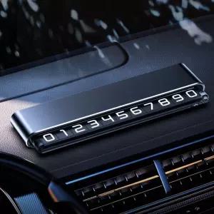 슬라이딩 시크릿 더블 주차 번호판