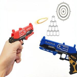 8연속 발사 고무줄총 고무줄놀이 총장난감 사격게임 배틀