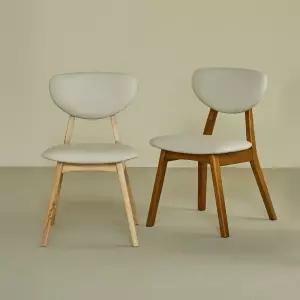 파로마 다렌C 원목 카페 식탁의자 2colors / 2개