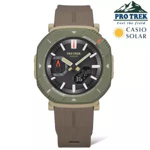 카시오 프로트렉 100M 방수 블루투스 태양광 충전 손목시계 PRJ-B001-5DR