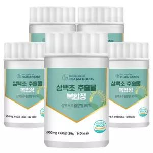 삼백초 추출물 복합정 60정 5통