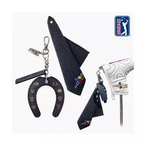 더 씨제이컵 골프 퍼터키퍼 말발굽 집게 커버홀더 릴클리너 세트 (이니셜 각인)
