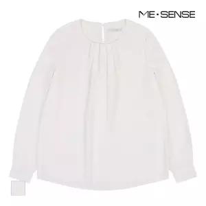 [미센스] 라운드넥 셔링 블라우스_MB49BLP110Z