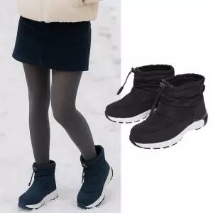 콜핑 여성 겨울 기모안감 보온 패딩 미드 방한부츠